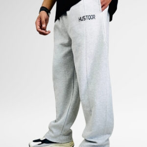 Grey Straight Baggy Trouser