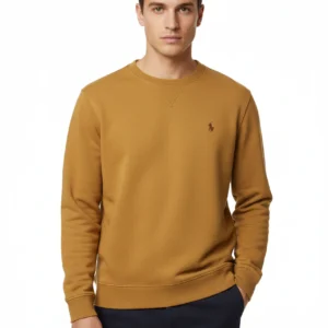 Polo Classic Crewneck Sweatshirt Mustard